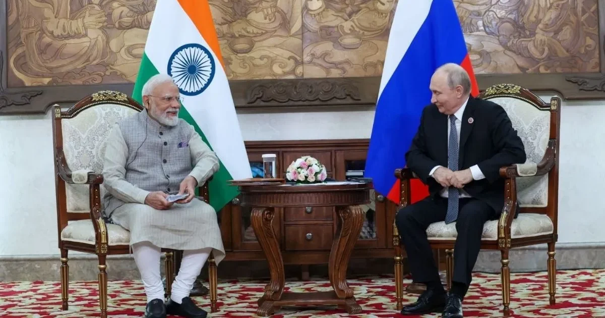 बिश्केक में मोदी-पुतिन की मुलाकात, रूस-यूक्रेन युद्ध खत्म कर शांति की ओर बढ़ने पर जोर